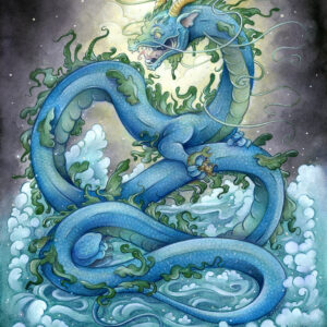 The Leviathan Dragon Painting